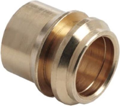Bonfix messing knelfitting verloopstuk 15x12mm