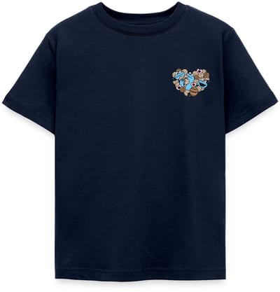 Sesamstraat Koekiemonster Hart T-Shirt Kinderen