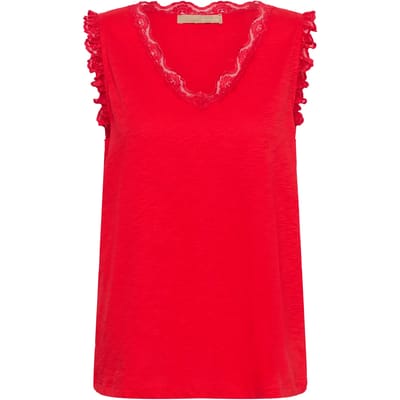 Mouwloos shirt CUlia Mouwloos shirt Regular fit red
