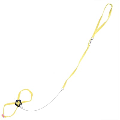 Harnais Souple Réglable en Fibre pour Oiseau de Compagnie Perroquet Entraînement Extérieur et Jeu Type 2