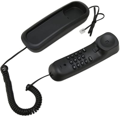 ONF3 - Wandtelefoon - Retro Telefoon - Geen installatie vereist - Plug and Play - Heldere geluidskwaliteit - Ideaal voor thuis - Oude stijl