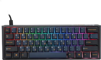 Compact 60% Mechanisch Toetsenbord Hotswap RGB Brown Switches PBT Keycaps Speelmechanisch Gaming Toetsenbord