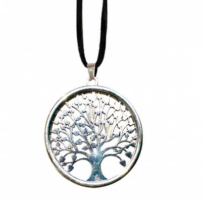Allergievrij -boom -ketting -zilverkleur -verstelbaar - Charme Bijoux