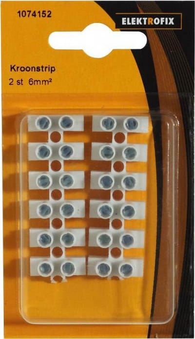 Elektrofix kroonstrip 6 mm 2 stuks