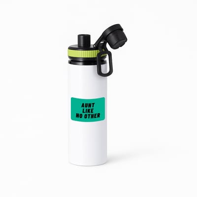 Hacebo® - aunt like no other waterfles met draaidop groen - Tante - geweldige tante - niemand anders - verjaardag - cadeau - kado - bedankje - geschenk - water fles - 850ML