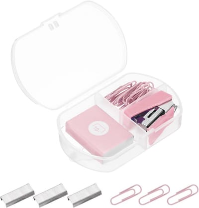 Complete Nietmachine Set voor Thuis en Kantoor - Inclusief Nietjes en Clips - Draagbaar en Duurzaam