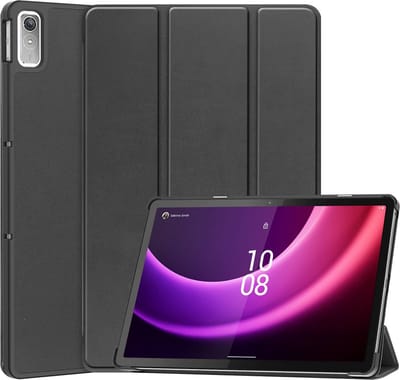 Cazy tablet Hoes geschikt voor Lenovo Tab P11 (2nd Gen) - TriFold Bookcase - Zwart