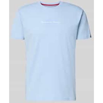 T-shirt met labeldetail