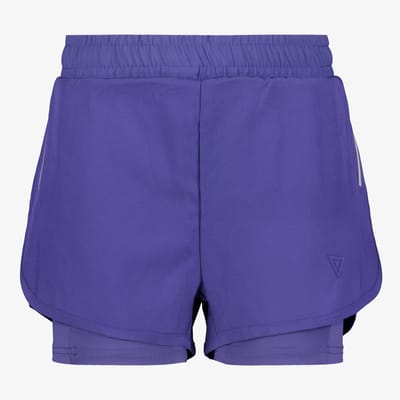 Osaga Dry meisjes hardloopshort paars - Maat 152