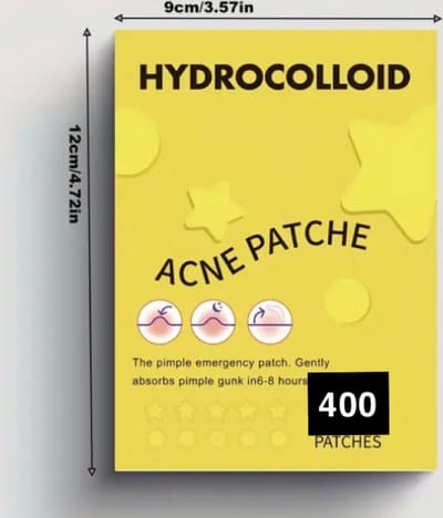 Acne Patches voor Dag en Nacht - Puisten Verwijderaar - Huidreiniger - 400 Stuks - Pukkel Pleister Stervormig- Pimple Patch die Onzuiverheden Absorbeert - Acneverzorging