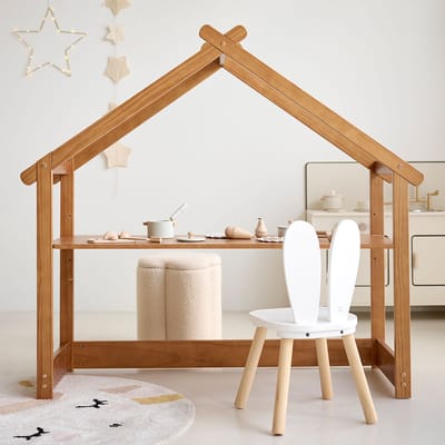Petite Amélie Kinderbureau huisje «Maison» | Walnoot