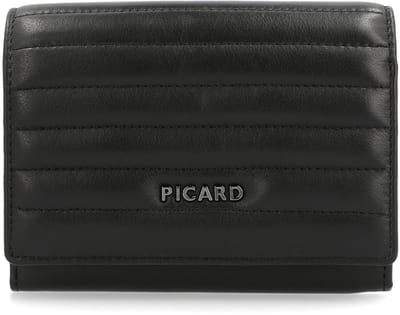 PICARD portemonnee Evolute 1 Zip Around Wallet Black zwart