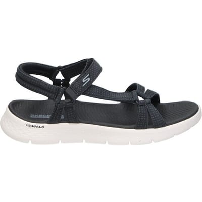 Skechers Go Walk Flex Sandal - Sublime, Vrouwen, Zwart, Sandalen, maat: 36
