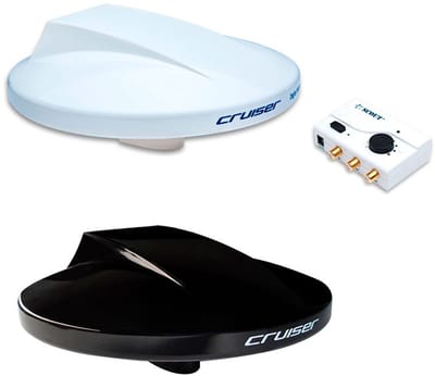 Scout TV antenne Black Cruiser 360° ø25 cm zwart
