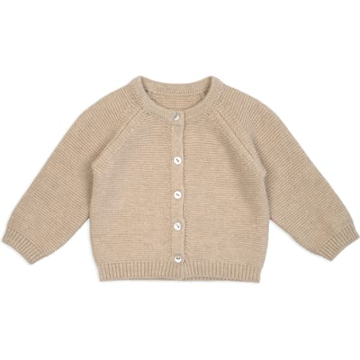 Baby vest ‚Äì Zacht merinowol & katoen ‚Äì Beige ‚Äì Maat 56 ‚Äì Sluit goed aan bij de hals