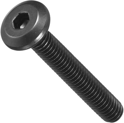 Dailygoods- Kopschroeven Platte Kop - Zeskantbasis - Roestvrij Staal 304 - M4-0,7 x 25 mm - 60 Stuks - Voor Meubels en Timmerprojecten - Schroeven