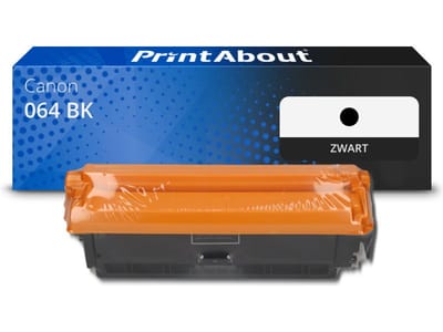 PrintAbout huismerk Toner 064 BK Zwart Geschikt voor Canon