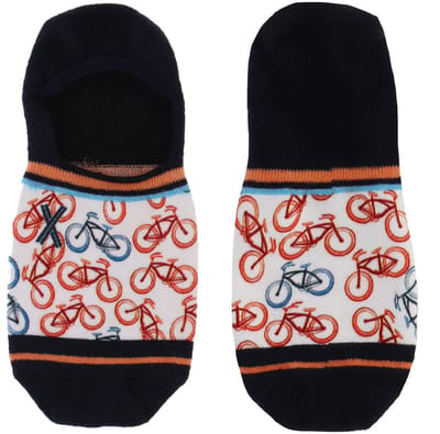 XPOOOS - AFNF Beach Bike Heren bamboe Sneakersokken - 1-Pack - Maat 39/42