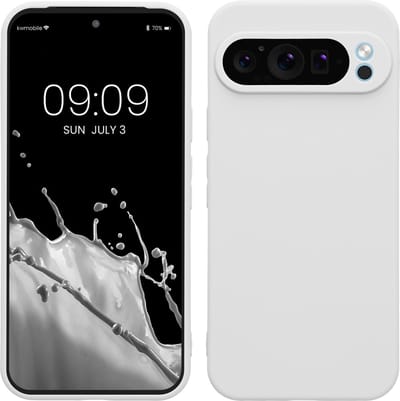 kwmobile telefoonhoesje geschikt voor Google Pixel 9 Pro XL - Hoesje voor smartphone - Precisie camera uitsnede - In mat wit
