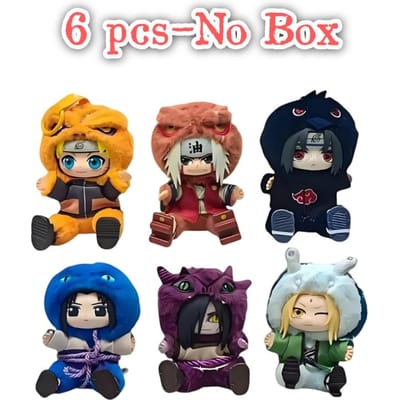Hete EAKI Naruto Vinyl Pluche Blind Box Shippuden Party V2 Serie Knuffel Pluche Model Tas Hanger Ornament Pop Speelgoed Verjaardagscadeau