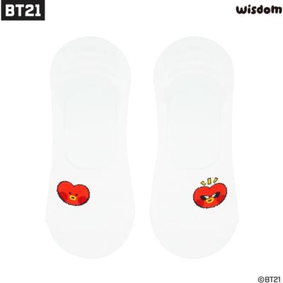 BTS (BangTan-jongens)  BT21 minini FAKE SOCKS, officieel, origineel, authentiek, K-POP, idool white