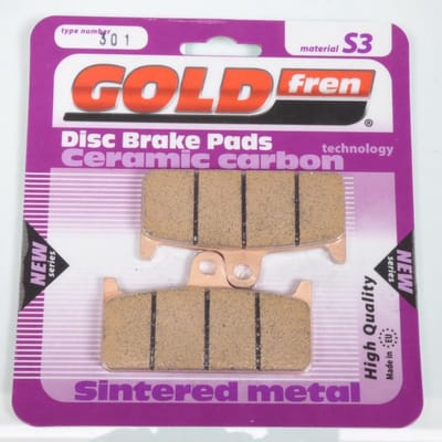 Plaquette de frein Gold Fren pour Moto Goldfren Etrier 4 Pistons Après 2011 AVG / Etrier monobloc CP005 Neuf