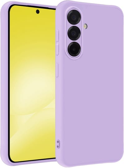 Hoesje - Geschikt voor Samsung Galaxy A56 - Sterk & Shockproof - Hoes Cover - Siliconen Case - Telefoonhoesjes - Lila