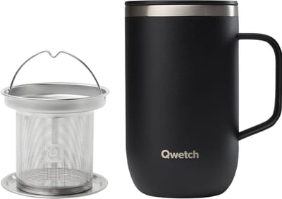 Qwetch Infuser Mok Geïsoleerd - Matt Zwart