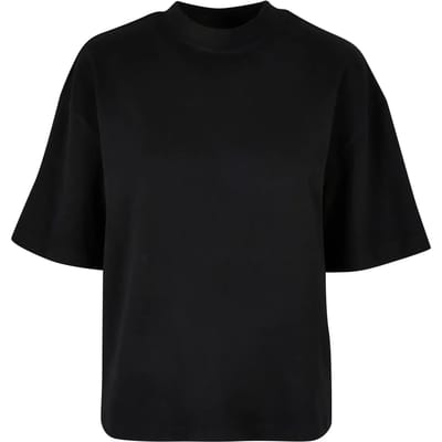 Urban Classics - Organic Heavy Slit Dames T-shirt - XS - Zwart