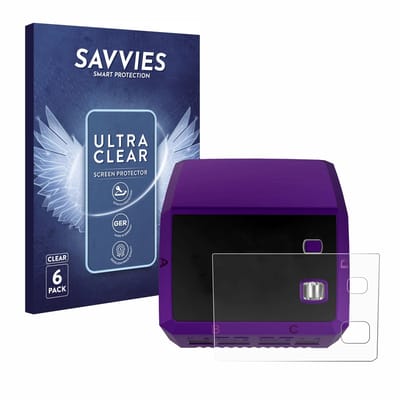 Savvies - Screenprotector voor SkyRc Q200 neo - Folie Beschermfolie transparant 6 Stuks