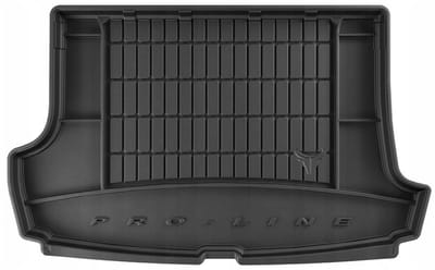 Premium Rubber Kofferbakmat met Organizer Functie – Geschikt voor VOLKSWAGEN T-Roc vanaf 2017 – Bovenste Laadvloer – TPE Rubber – Hoge Rand 5 cm