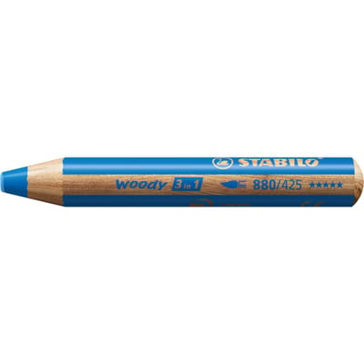 STABILO woody 3 in 1 - multitalent potlood - Middelblauw - Per stuk