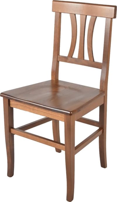 Tommychairs Artemisia - Eetkamerstoel - 1 Stuk - Licht Walnoot - Hout