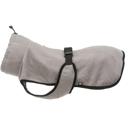 Trixie Fleece Jas Grenoble Grijs - Hondenkleding - 45 cm