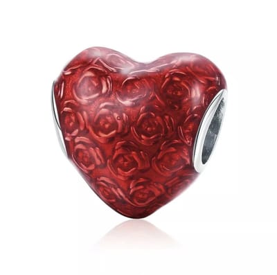 Bedel Rode Roosjes - Zilver - Sieraden - Past op de 3 Millimeter - Standaard Armband - Romystones
