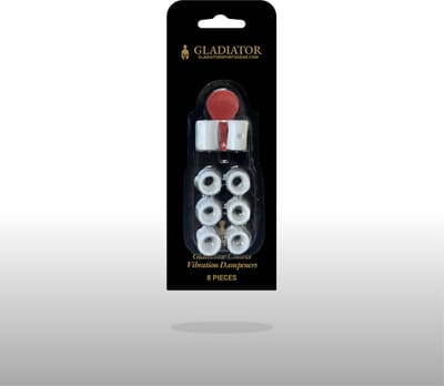 Gladiator Cheires Vibration Dampeners - trillingsdempers Padel - Wit (Shockout)