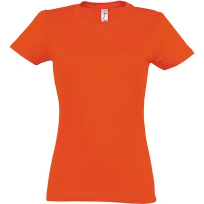 SOLS Dames/dames Imperial Heavy Short Sleeve T-Shirt (Oranje)