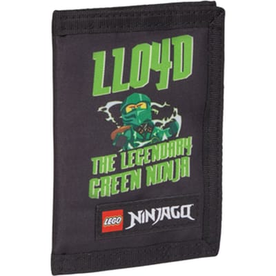 LEGO Ninjago Wallet, voor een jongen, Zwart, Portemonnee, maat: One size