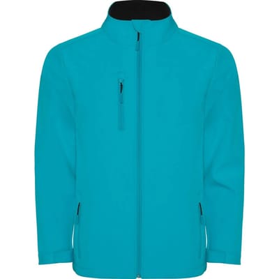 Roly Heren Nebraska Soft Shell Jas (Aquamarine)