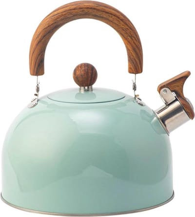 Kachel Top Fluitende Thee Waterkoker - Cool Touch Ergonomische Handvat - Gasfornuis Inductie Fornuis 3L