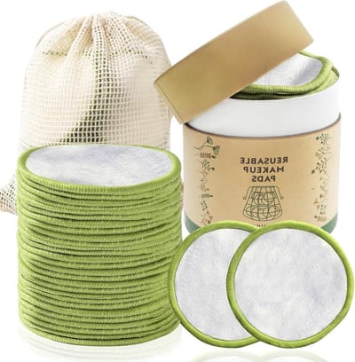 Herbruikbare Make-up Pads - Wasbare Wattenschijfjes - Gezichtsreiniging - Zacht voor Alle Huidtypes - 28 stuks - Niet gespecificeerd