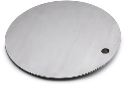 höfats TRIPLE Tafel in hoogte verstelbaar en draaibaar voor temperatuurregeling, roestvrijstalen accessoires voor de TRIPLE vuurkorf