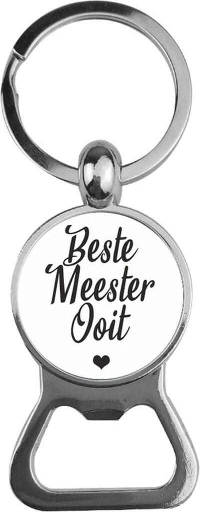 Bieropener Glas -  Beste Meester Ooit