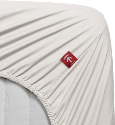 Beddinghouse - Percale katoen - Hoeslaken - 160x200 cm - Gebroken wit