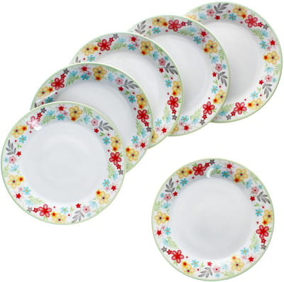 MamboCat MamboCat Set van 6 Variant gebaksbordjes BLÜMCHEN