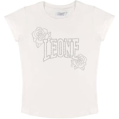 T-shirt Korte Mouw Leone 1947 Girl Short Sleeves Nature