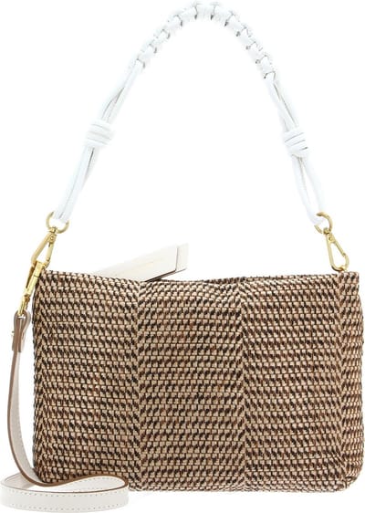 GIANNI CHIARINI Schoudertas Brenda Crossbody Bag Naturale-Marble Lichtbruin