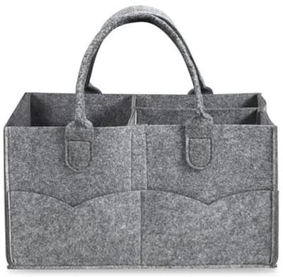 Draagbare Luier Caddy Organizer voor Baby's - Opvouwbare Organizer met Verdeeld Ontwerp voor Baby Spullen