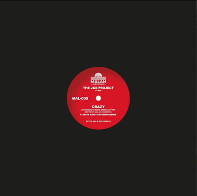 J & E Project Featuring Seal - Crazy (12"Single) (Coloured Vinyl)
