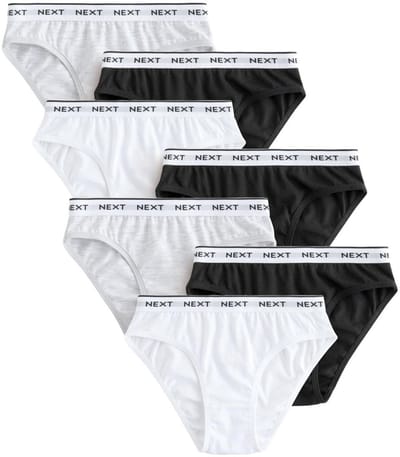 Next - Meisjes - Verpakking van 7 bikinibroekjes - Wit